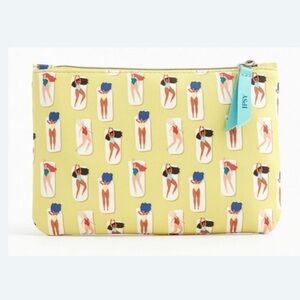 IPSY Yellow Sunbathing Beauties Makeup Bag